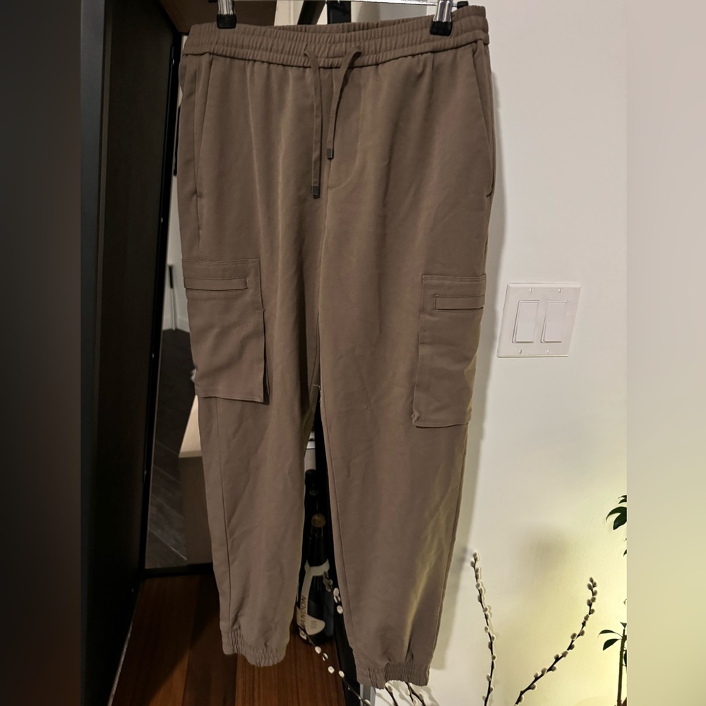 Musinsa EASY ELASTIC WAIST CARGO JOGGER SLACKS Dusty Beige